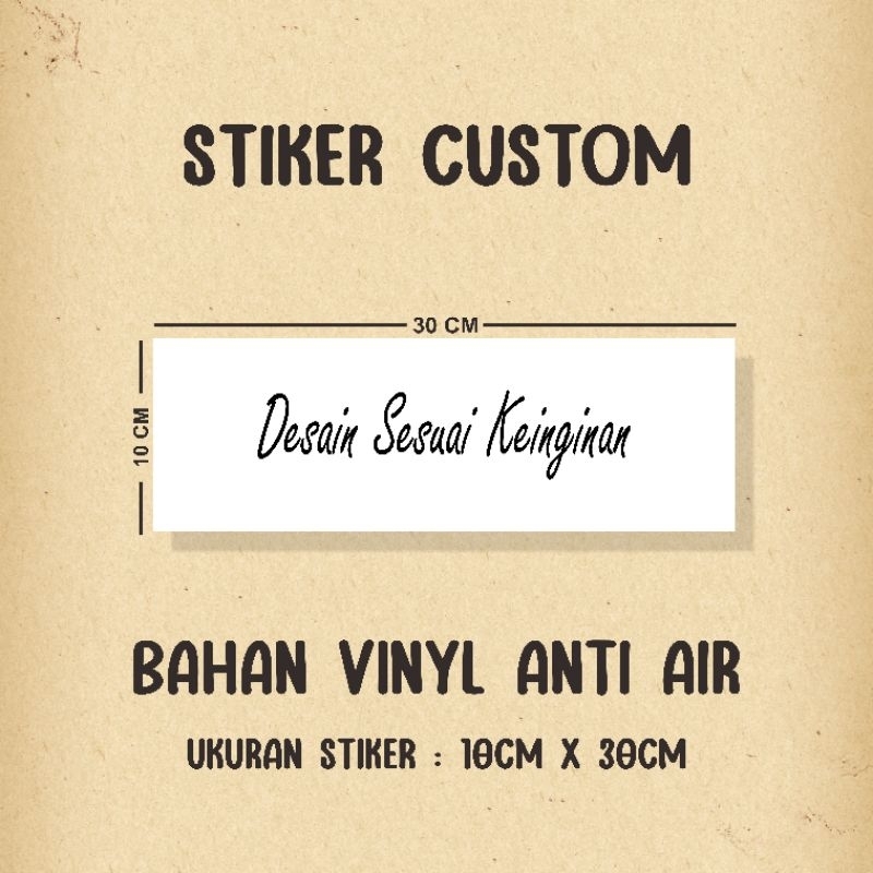 

Stiker Custom Stiker Sesuai Keinginan Stiker Vinyl Anti Air Tidak Luntur Sticker Custom Vinyl