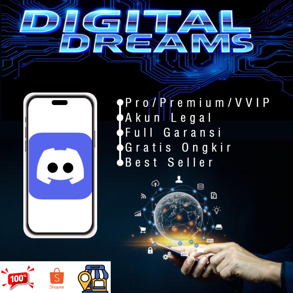Discord Nitro 1 Tahun + 2 Boost Server For Pc & All Device | 2 Menit Pengiriman | Full Garansi