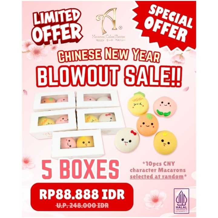 

Macarons Chinese New Year Blowout Sale