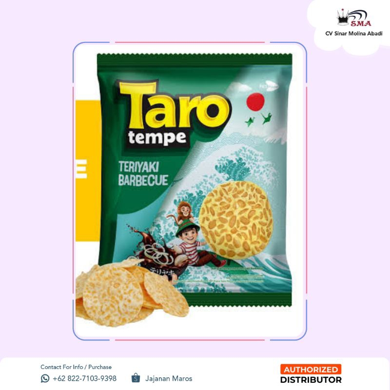 

SNACKMURAH - Taro Tempe Teriyaki bbq / Chicken Onion (1Dos = 36pcs)
