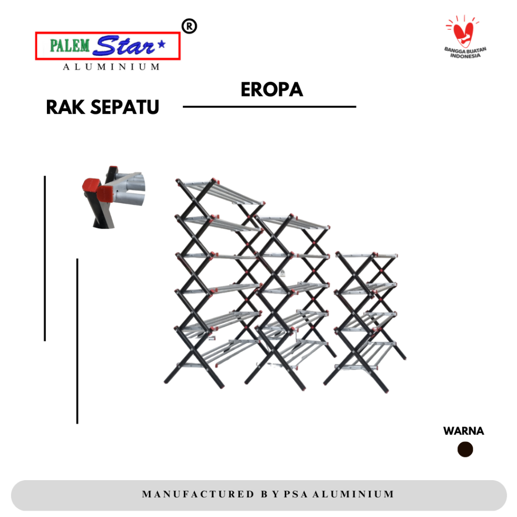 Rak Sepatu Susun Tipe EROPA