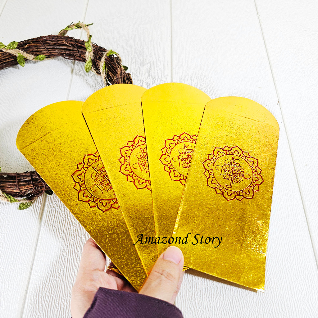 

[10 PCS ] AMPLOP / ANGPAU LEBARAN EMBOS KALIGRAFI MEWAH DAN EXECUTIVE UKURAN PANJANG