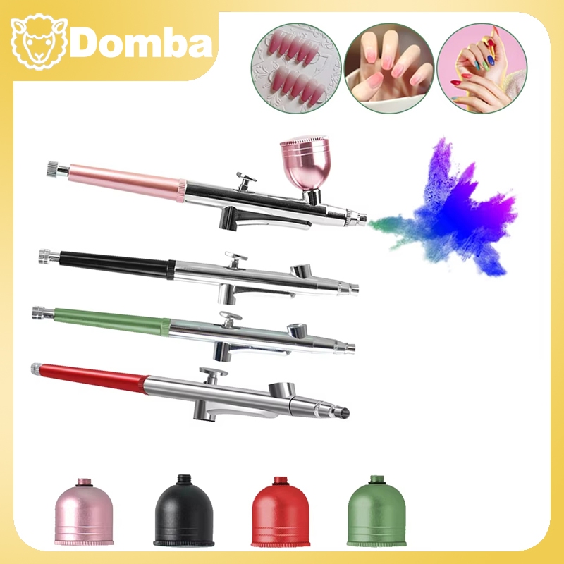 Aksesori Kit Kuku Airbrush Pistol Semprot Airbrush Dengan Cangkir Kit Pembersih Airbrush Pengganti U