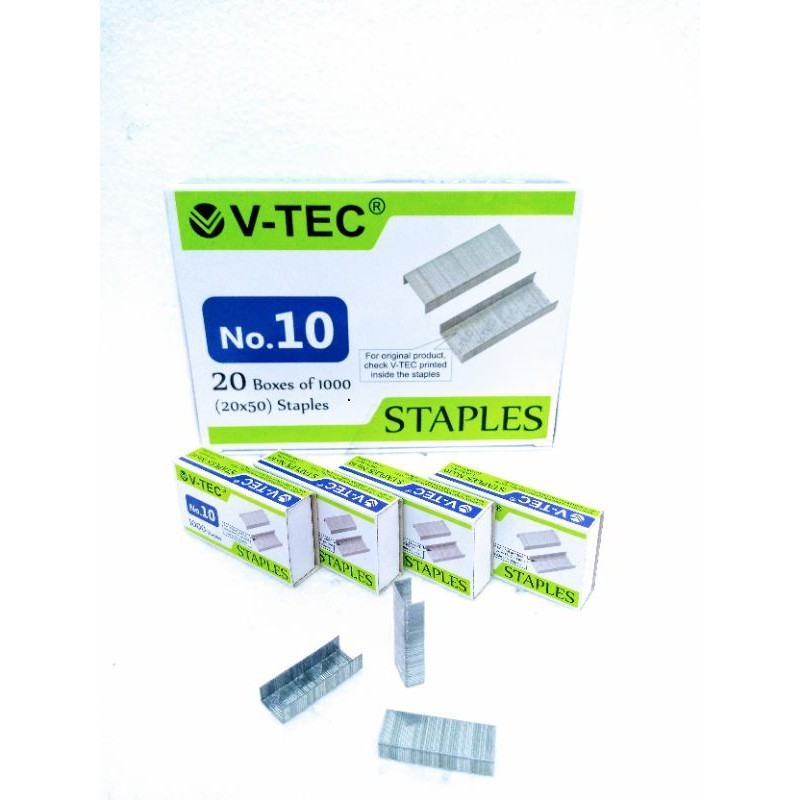 

TBMO (PACK) V-TEC REFILL STAPLES NIECES NO.10 ISI 20 GMP