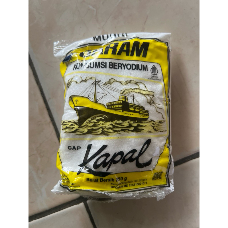 

Garam cap kapal 250 gr