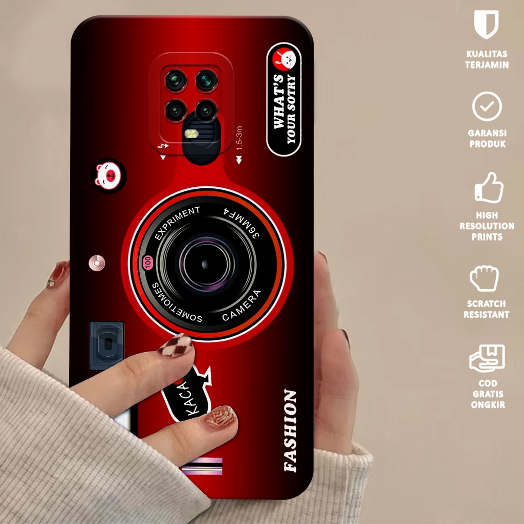 Case Xiaomi Redmi Note 9 PRO - Softcase Xiaomi Redmi Note 9 Pro Motif Camera - Casing Hp Xiaomi Redm
