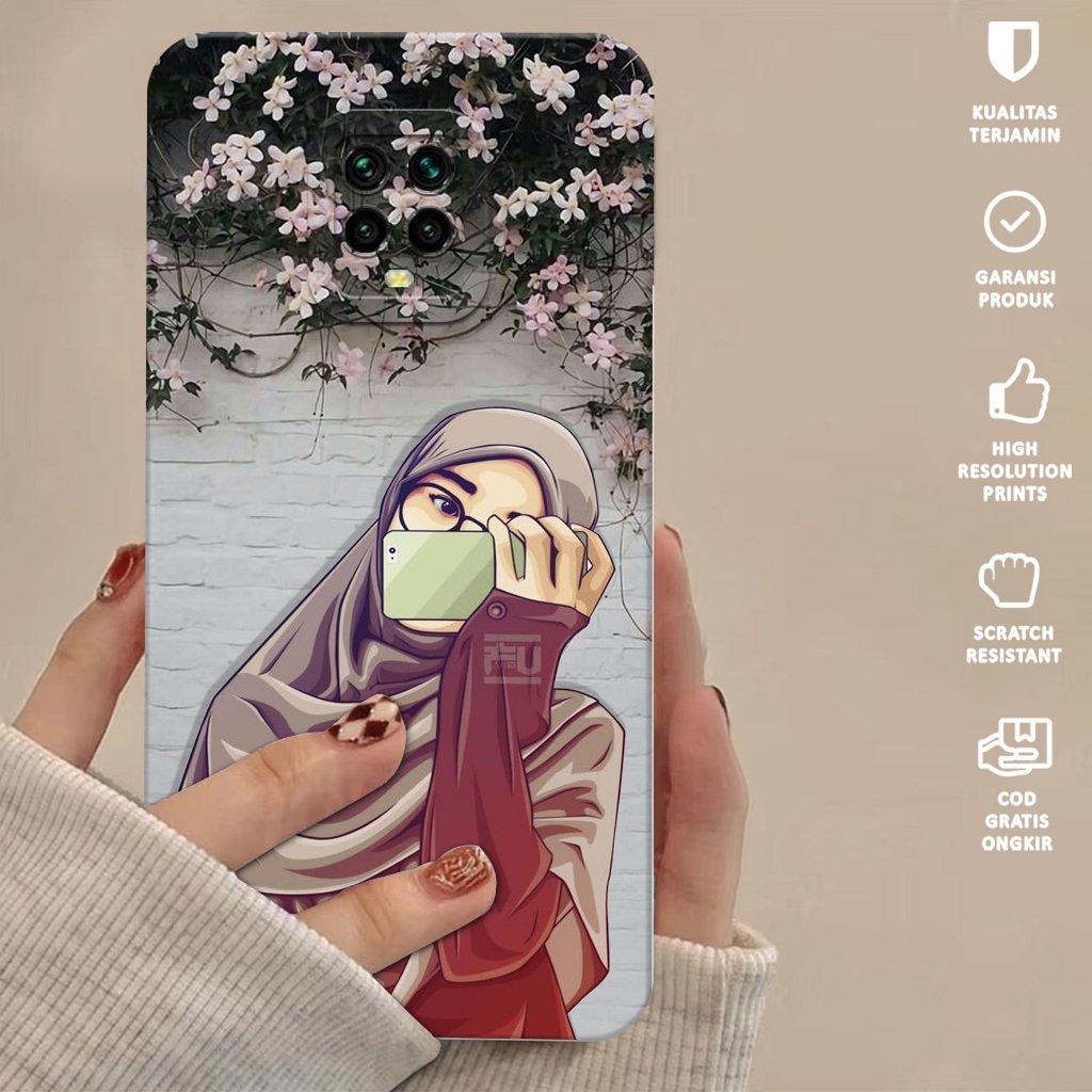 Case Xiaomi Redmi Note 9 PRO - Softcase Xiaomi Redmi Note 9 Pro Motif Hijabers - Casing Hp Xiaomi Re