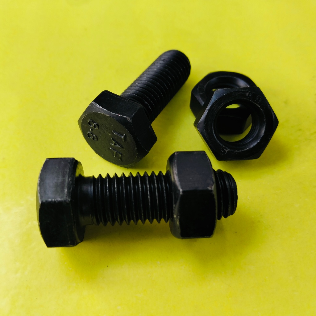 BAUT BAJA HTB 8.8 M18 X 50 FULL DRAT / BAUT 27 KUNCI 27 / BAUD FULL DRAT 27 / BAUT BAJA M18 X 50 HIT