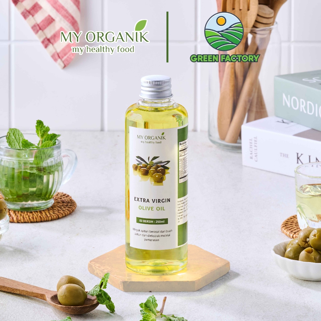 

My Organik Minyak zaitun Asli untuk diminum Extra Virgin Olive Oil Organic Premium Murni