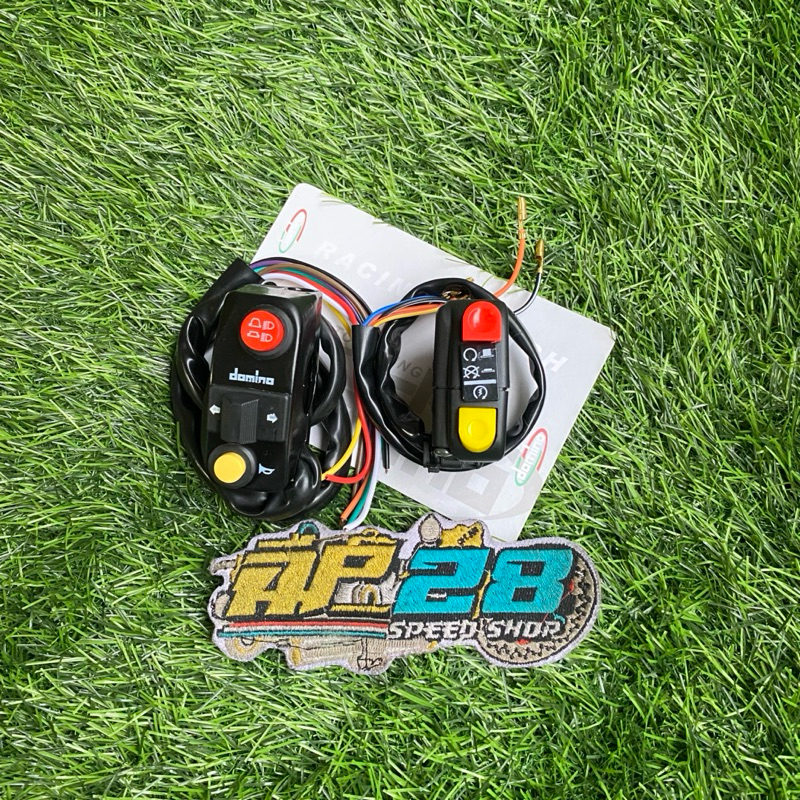 SAKLAR HOLDER DOMINO KANAN DAN KIRI MODEL KTC UNIVERSAL ALL MOTOR ( VARIO - SCOOPY - PCX - NMAX - NO