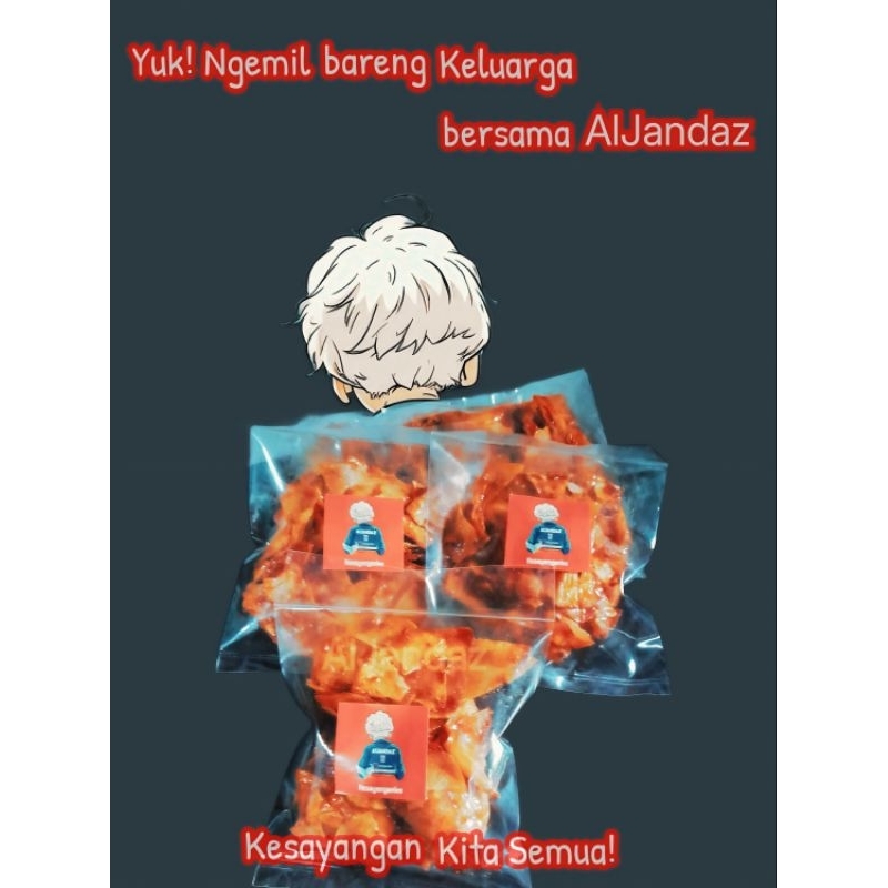 

Keripik AlJandaz Pedas Lengket