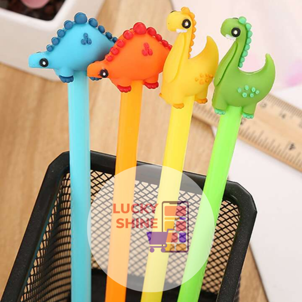 

LS PULPEN GEL KARAKTER DINOSAURUS / PENA KARAKTER DINO 0.55MM / PENA TULIS ANAK/ ALAT TULIS SEKOLAH DAN KANTOR 0.5MM