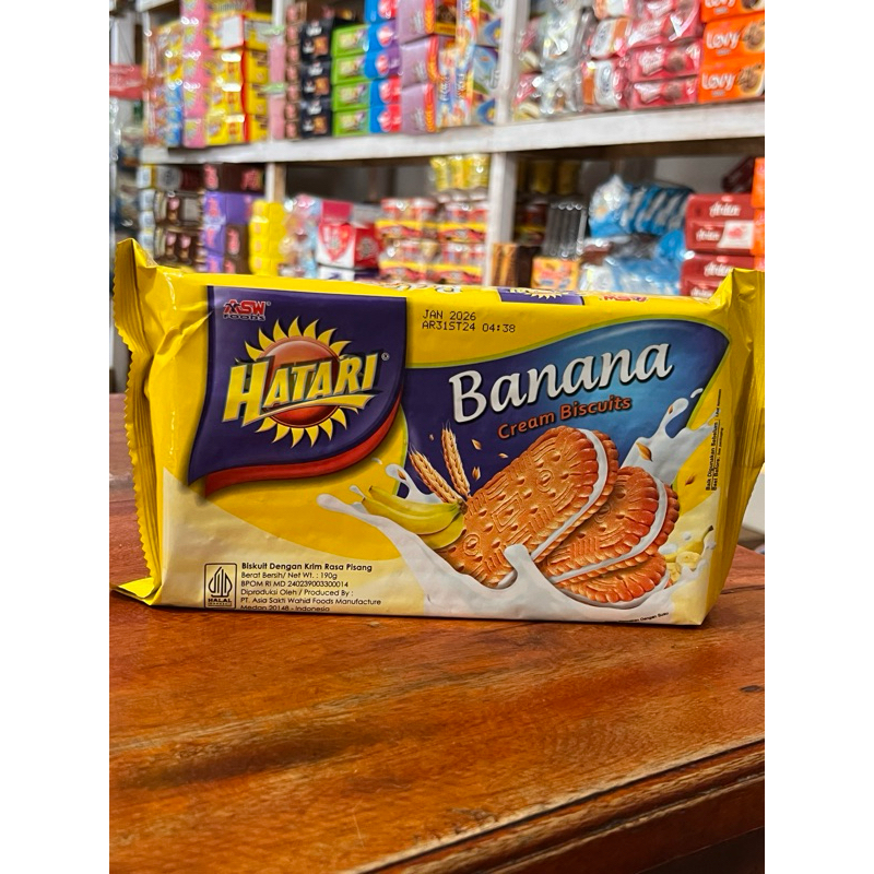 

Hatari Banana Cream Biscuits 190gram