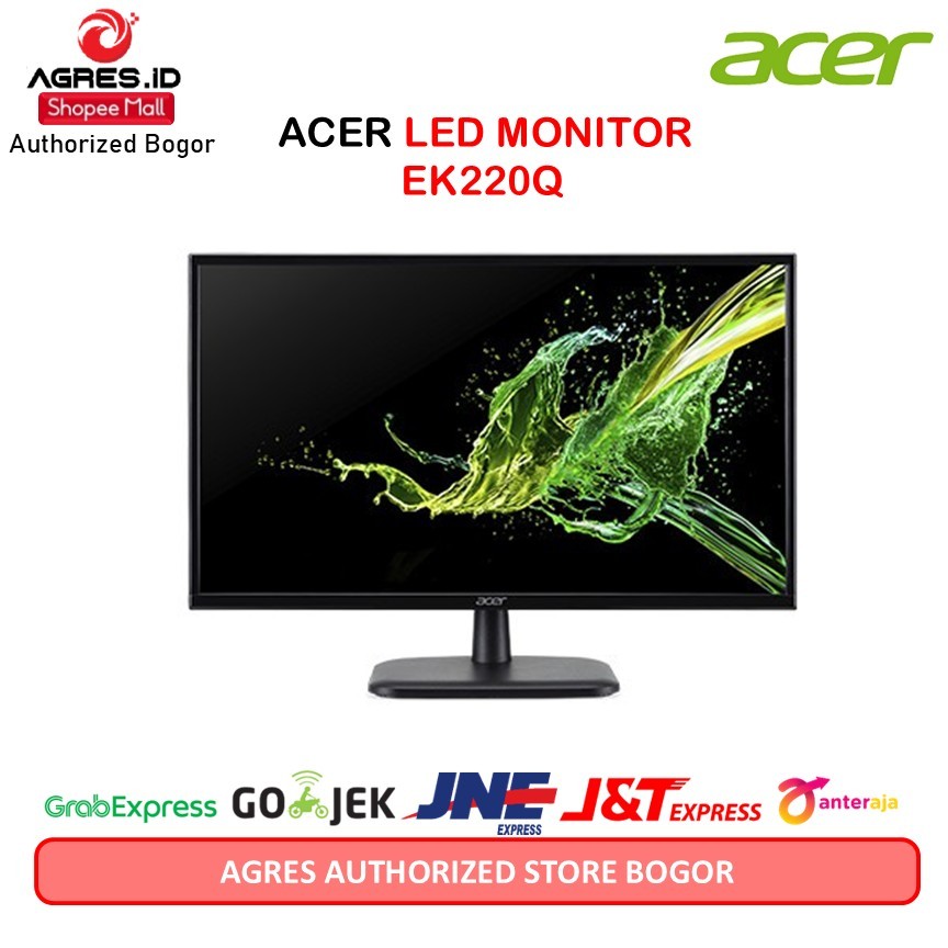 ACER LED MONITOR EK220Q 21.5 INCH (BUNDLE PC DESKTOP)