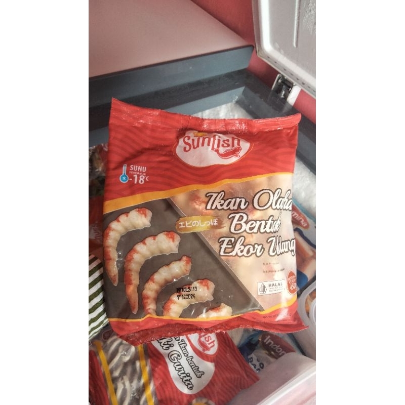 

Sunfish olahan bentuk ekor udang