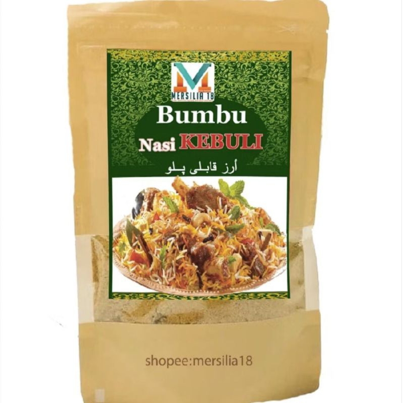 

Bumbu instant kebuli 50 gram (untuk 1-2 kg beras)
