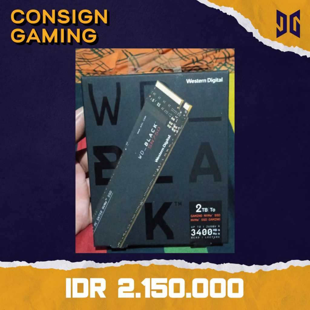 WD BLACK SN750 2TB M.2 NVME ( CODE : AM547 )