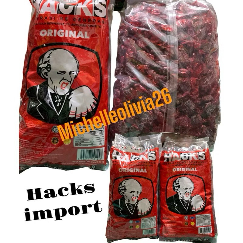 

permen hacks hacks 500gr bon hacks