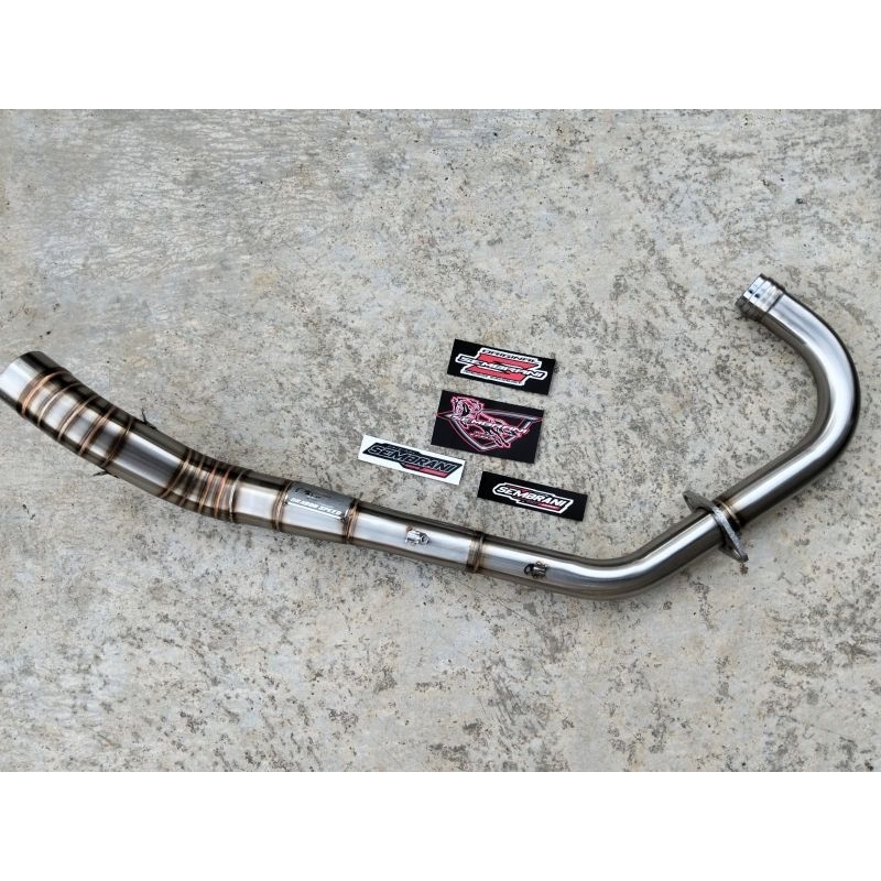 leheran knalpot racing untuk inlet 54 mm original SEMBRANI RACING EXHAUST