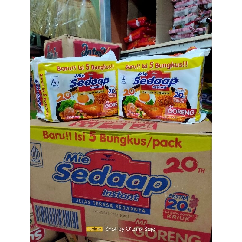 

Mie Sedaap Goreng Paket isi 5