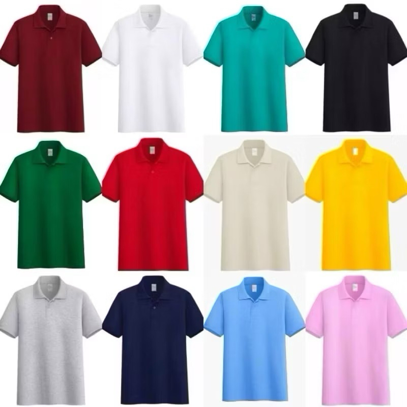 Kaos Polo Polos Pria Murah Harga Grosir / Poloshirt / Baju Berkerah / Kaos Distro / Polo Shirt