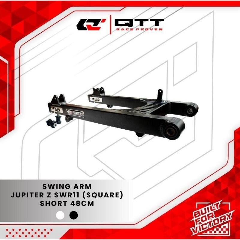 Swing Arm QTT Jupiter Z Short / pendek black silver