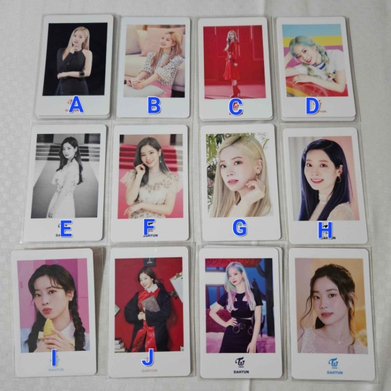 BELI 2 GRATIS 1 BEBAS PILIH TWICE Dahyun - Japan Polaroid