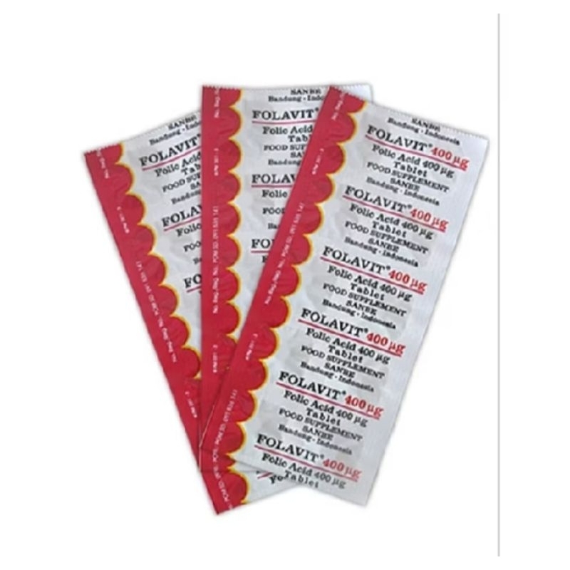 folavit 400 mcg asam folat