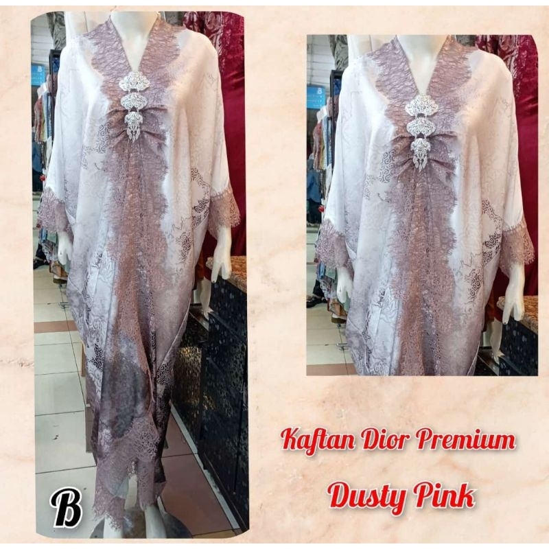 KAFTAN ARMANY SILK MOTIF HIAS RENDA BONUS BROS CANTIK//KAFTAN LEBARAN//KAFTAN MOTIF MEWAH//KAFTAN 20