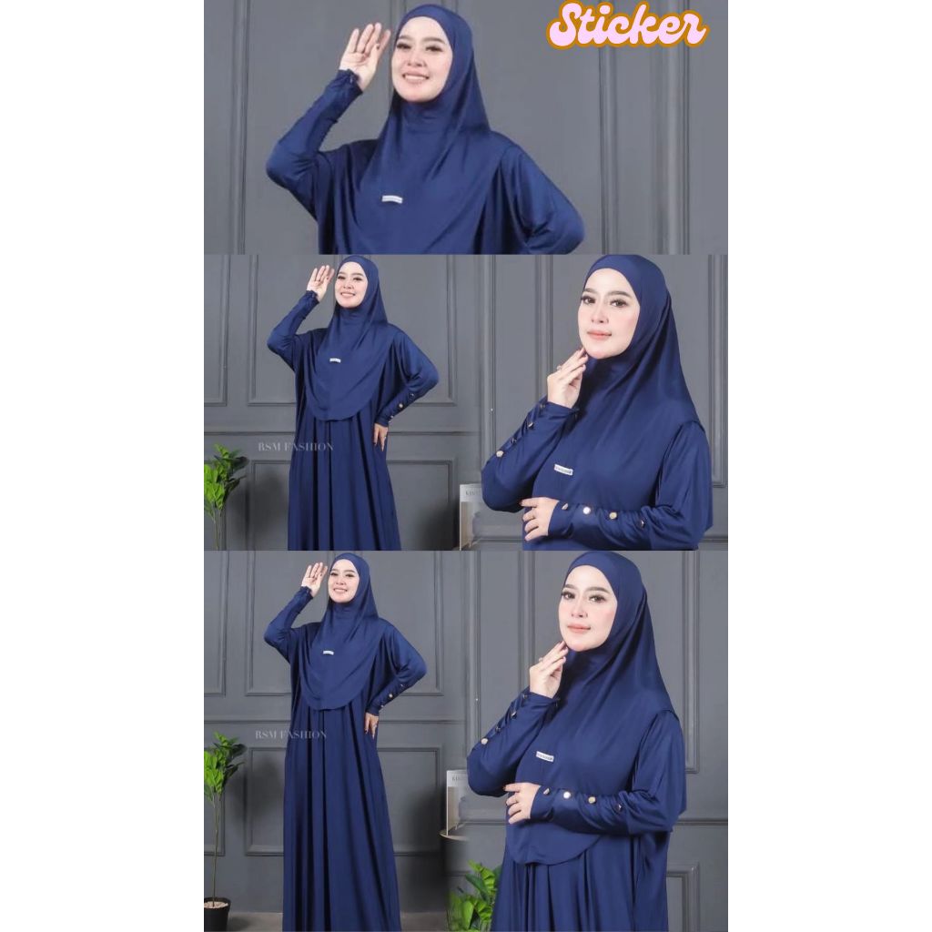 MECCA ABAYA SET HIJAB JERSY PREMIUM ABAYA UMROH BUSUI FRIENDLY