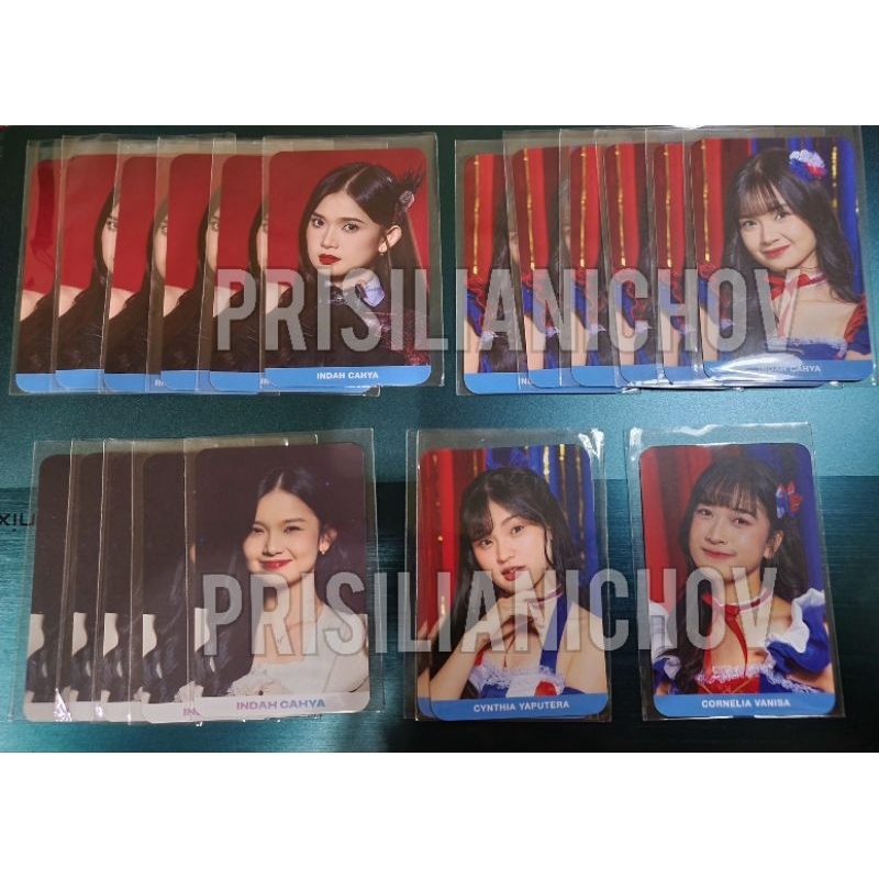 Official Photocard [PC] JKT48 26th single personal meet and greet festival Indah Oniel Cynthia