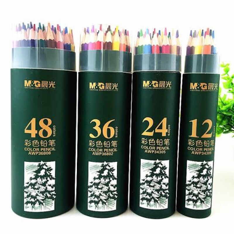 

M&G Color Pencil AWP 34363 | Pensil Warna Kemasan Tabung | isi 12