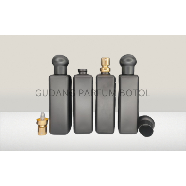 BOTOL PARFUM JO MALONE 30ML FULL BLACK DOFF PRESS ,BOTOL PARFUM CANTIK