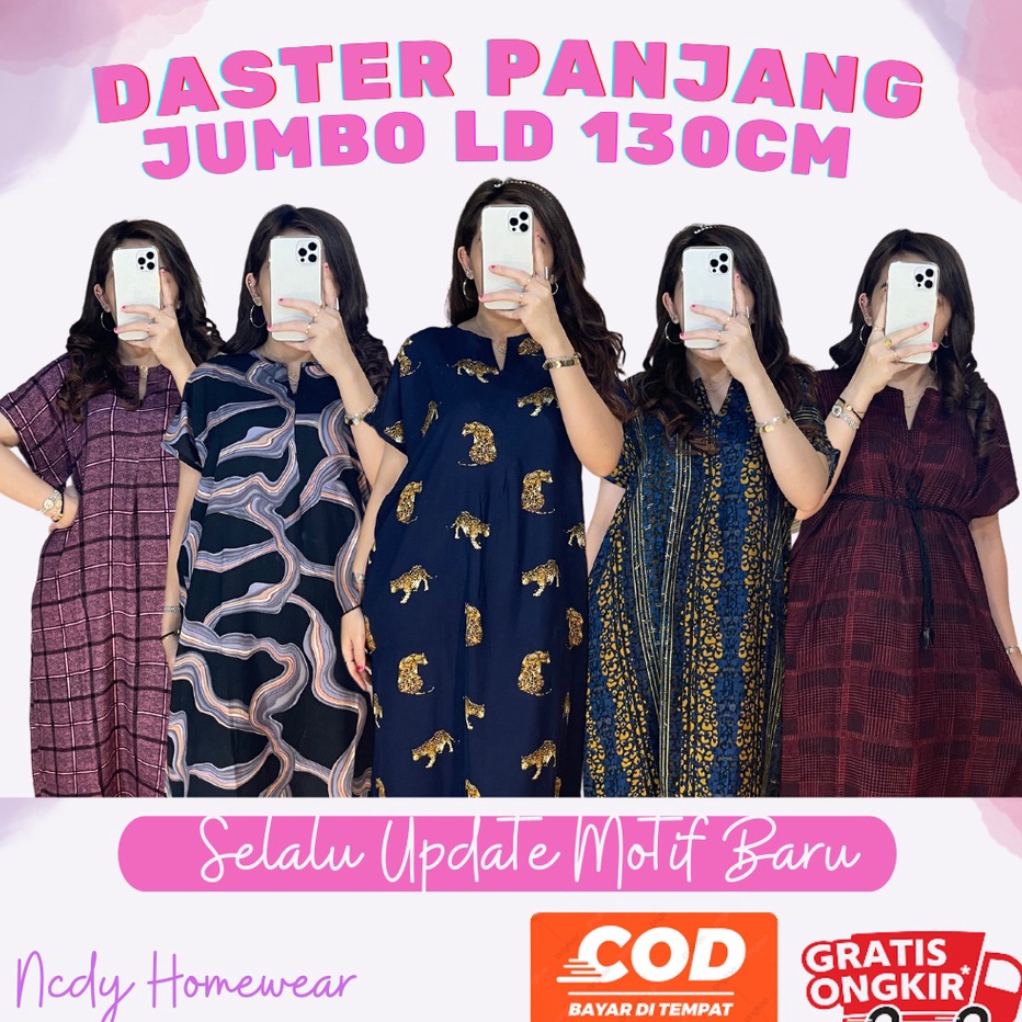 PART1 NCDY HOMEWEAR DASTER PANJANG SEMATA KAKI LD 13cm BUSUI FRIENDLY JUMBO