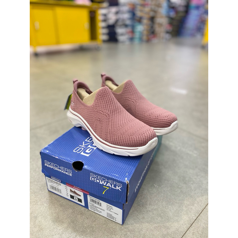 Sepatu Skechers Go Walk 7 Mauve