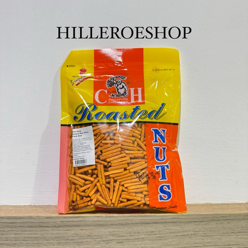 

RB CHUI HIANG 150GR PRAWN STICK SINGAPORE ROASTED NUTS SNACKS 150GRAM
