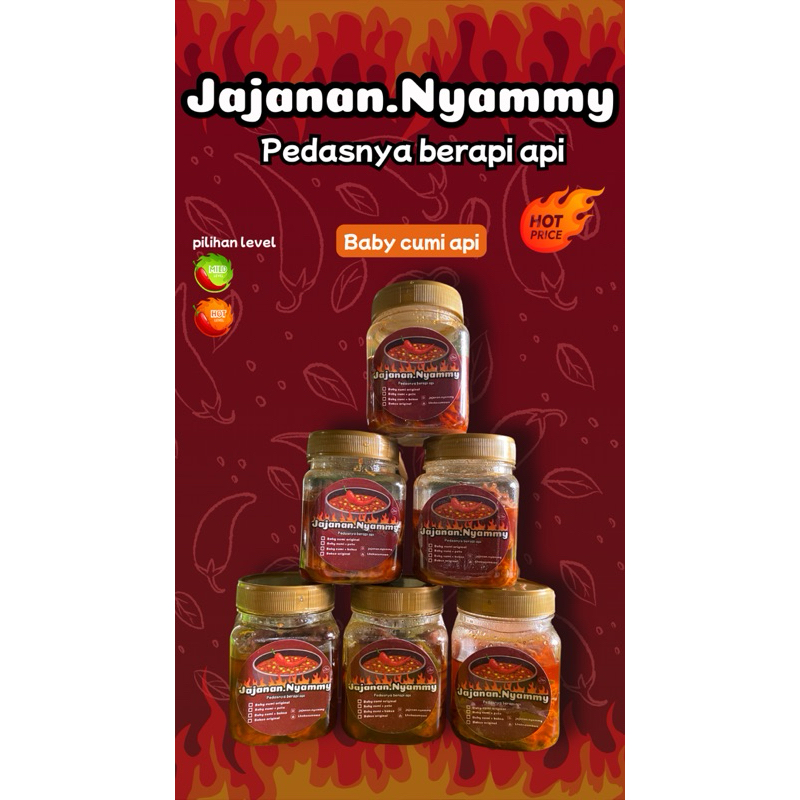 

sambal baby cumi • baby cumi nyammy • baby cumi mercon •