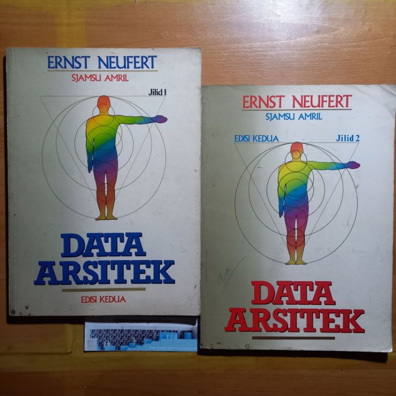 Buku ORIGINAL Data Arsitek Ernst Neufert Jilid 1 dan 2 Edisi Kedua Sjamsu Amril