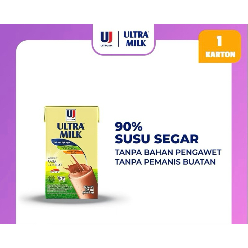 

Ultra Milk Chocolate 125 ml x 40