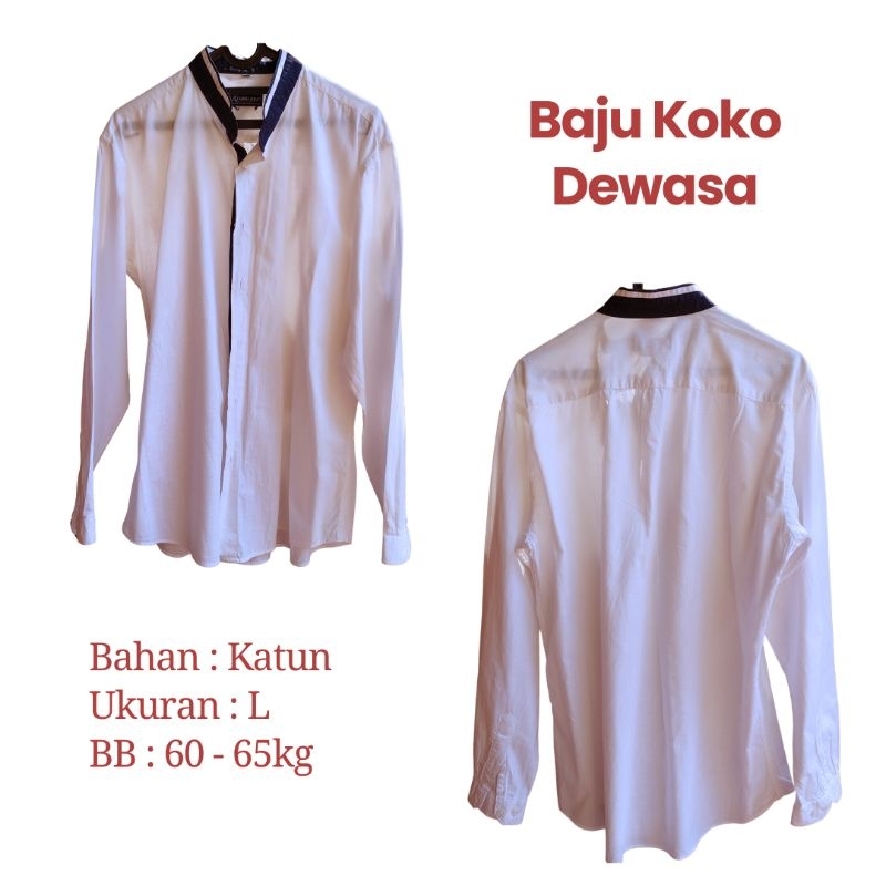 Baju Koko Dewasa (Preloved)