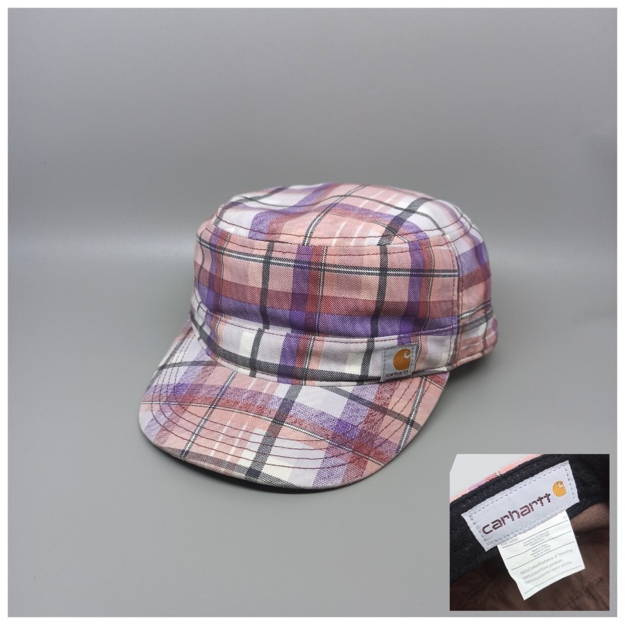 Topi C4rhartt Cap Patrol Flanel Second Preloved Original 716