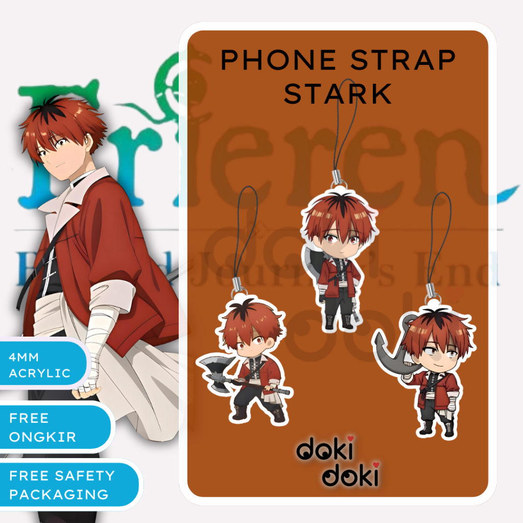 PHONE STRAP HP ANIME STARK FRIEREN Beyond Journey's End