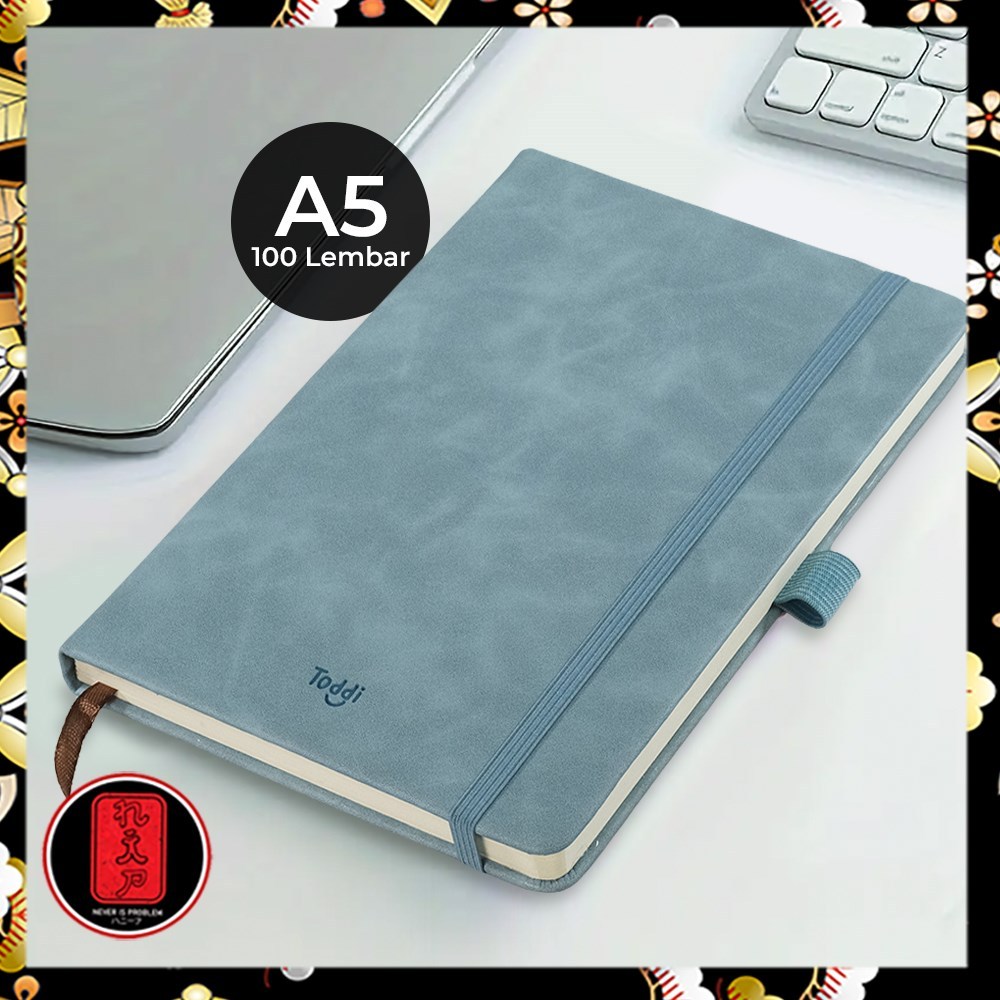 

Toddi Buku Jurnal Hardcover Notebook Diary 200 Halaman Grid A5 - LXY0133 - Light Blue