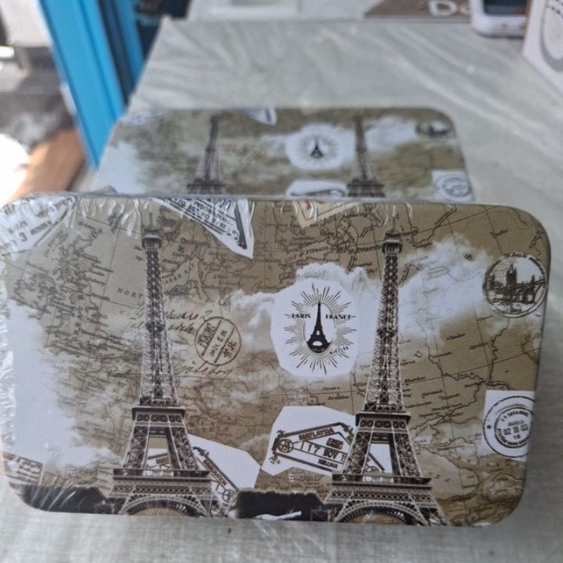 Box Kaleng Eiffel/ Kotak kaleng