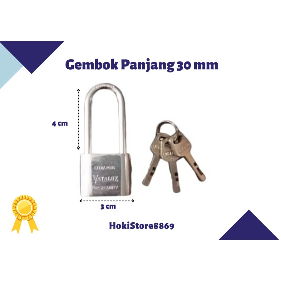 Gembok Rumah Pagar Anti Karat Besi OKAWA