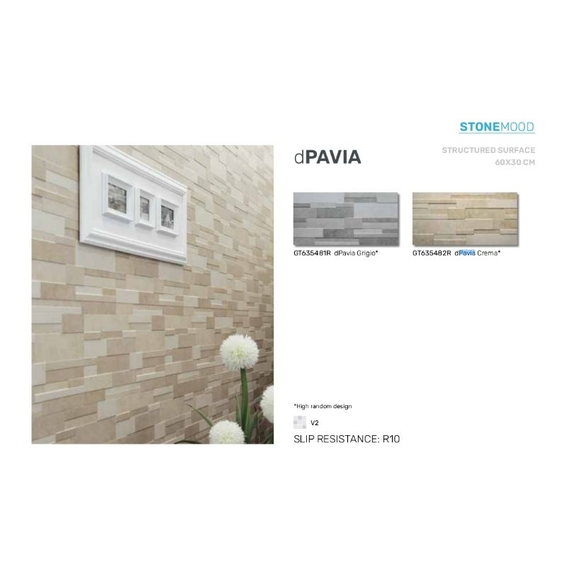 Roman Granit dPavia 60x30 Pavia structure surface granit lantai dinding tembok indoor outdoor