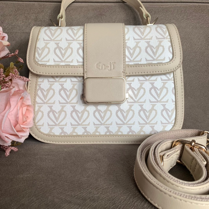 Enji Tas Selempang Kulit top handle