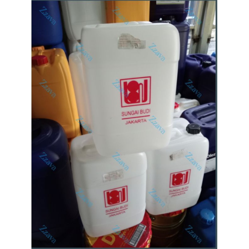 Jerigen 20 liter Bekas / Teng ex Gula/ Kecap  warna Natural