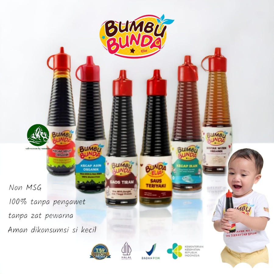 

BUMBU BUNDA by Elia | Kecap MPASI Organik - Non MSG