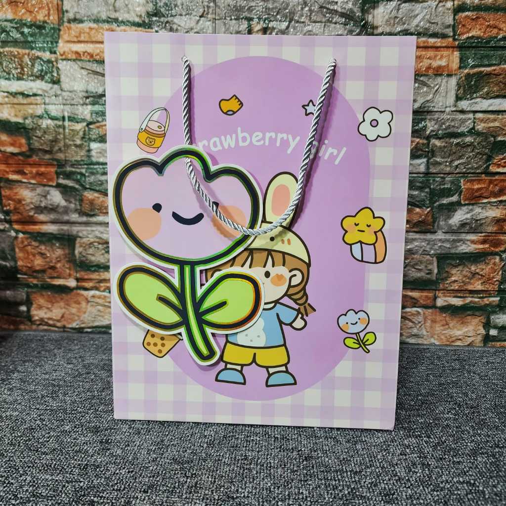 

Bellino - Tas Lebaran Bingkisan 3D Motif Karakter Lucu Paper Bag Hantaran Bingkisan Hampers Ulang Tahun Aneka Ukuran Tas Karton Jinjing Anak Untuk Souvenir Ulang Tahun